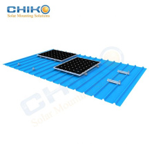 Trapezoidal clamp aluminium solar panel mounted mounting structure for solar mounting